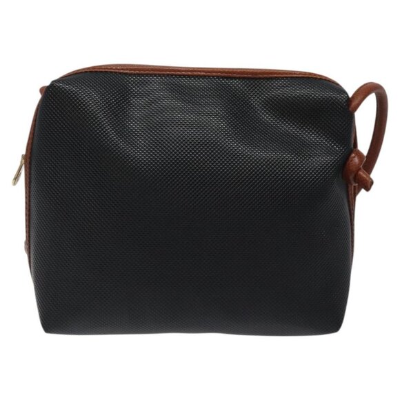 BOTTEGA VENETA Shoulder Bag PVC Black Brown gold Auth - Picture 4 of 16